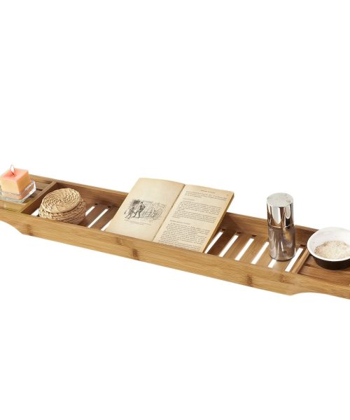 pont de baignoire vrai bambou